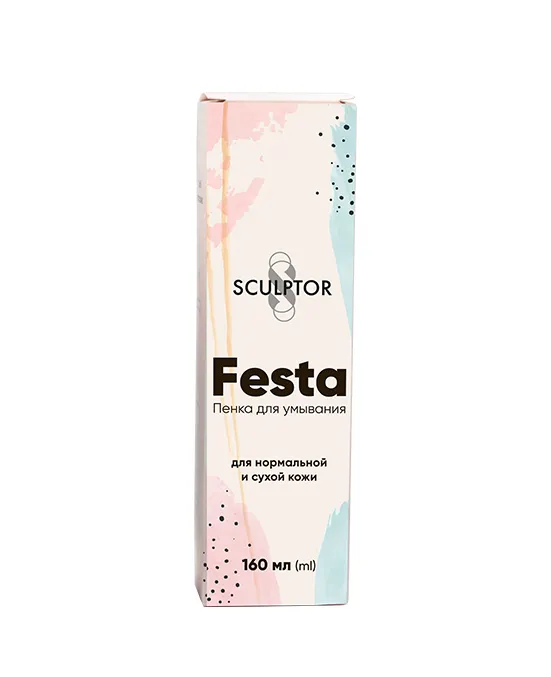Пенка для умывания «FESTA» для нормальной и сухой кожи, 160мл